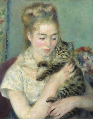 Woman with Cat