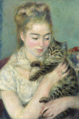 Woman with Cat