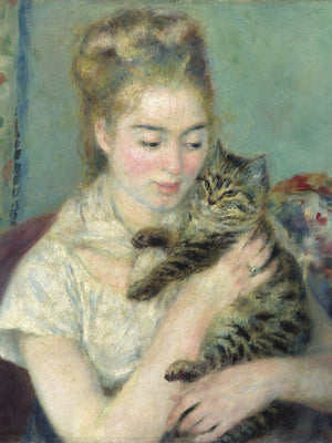 Woman with Cat