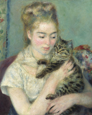 Woman with Cat