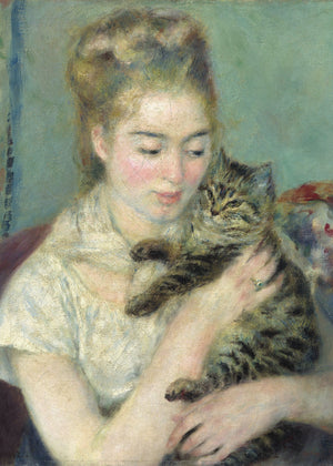 Woman with Cat