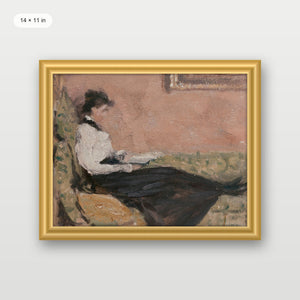 Woman Book Reading