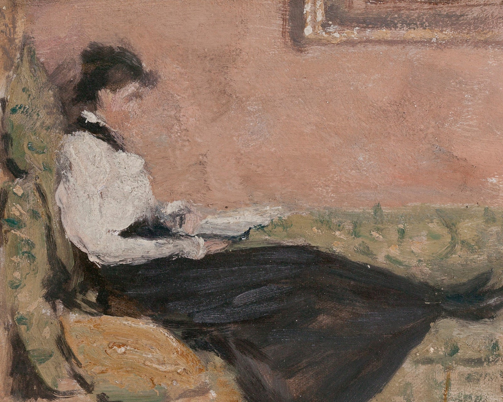 Woman Book Reading