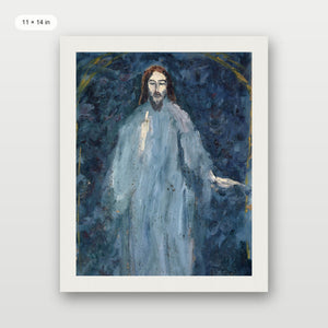 Christ Blessing Art