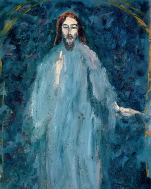 Christ Blessing Art