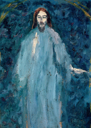 Christ Blessing Art