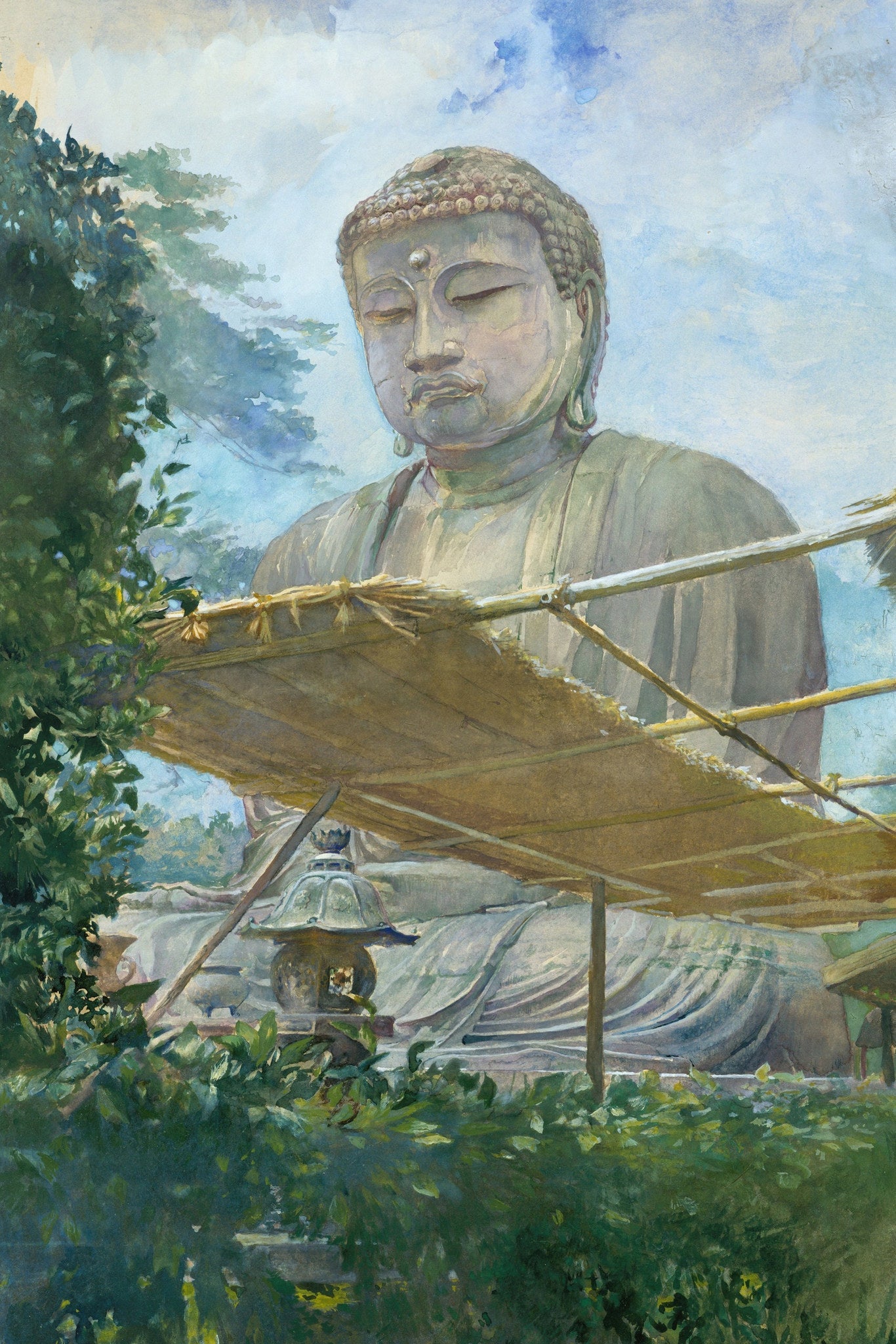 Buddha Meditation - Fine Art Print | Full Bleed / 30x40 in / No Frame