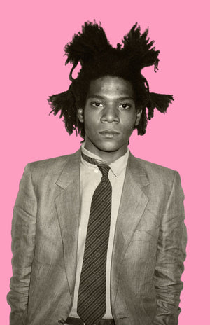 Basquiat - Portrait Pink