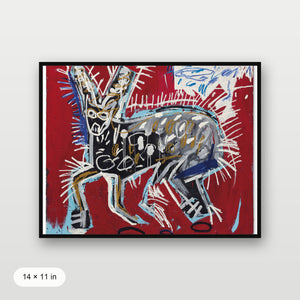 Basquiat - Red Rabbit