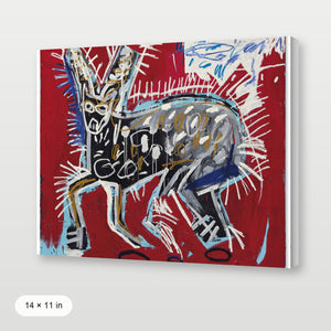 Basquiat - Red Rabbit