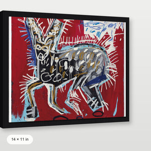 Basquiat - Red Rabbit