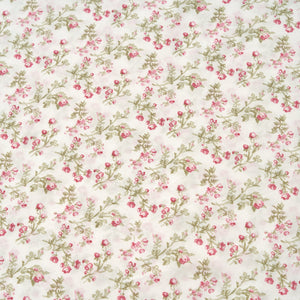 DaDa Bedding Collection Romantic Coquette Sheet Set - 100% Cotton [ Poplin Cotton ] Floral Fitted & Flat Sheets with Pillowcases - Deep Pocket Design - Soft, Breathable, Wrinkle-Resistant