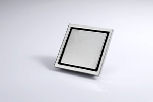 Brushed nickel stainless floor drain 6x6inch