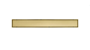 Brushed gold Linear shower drain stainless steel material 24 inch with tile insert 2-in-1 cover with hair strainer and adjustment feet