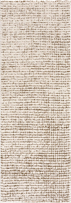 Keita Cream & Brown 7ft Runner Rug