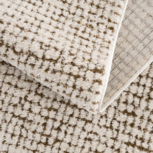 Keita Cream & Brown 7ft Runner Rug
