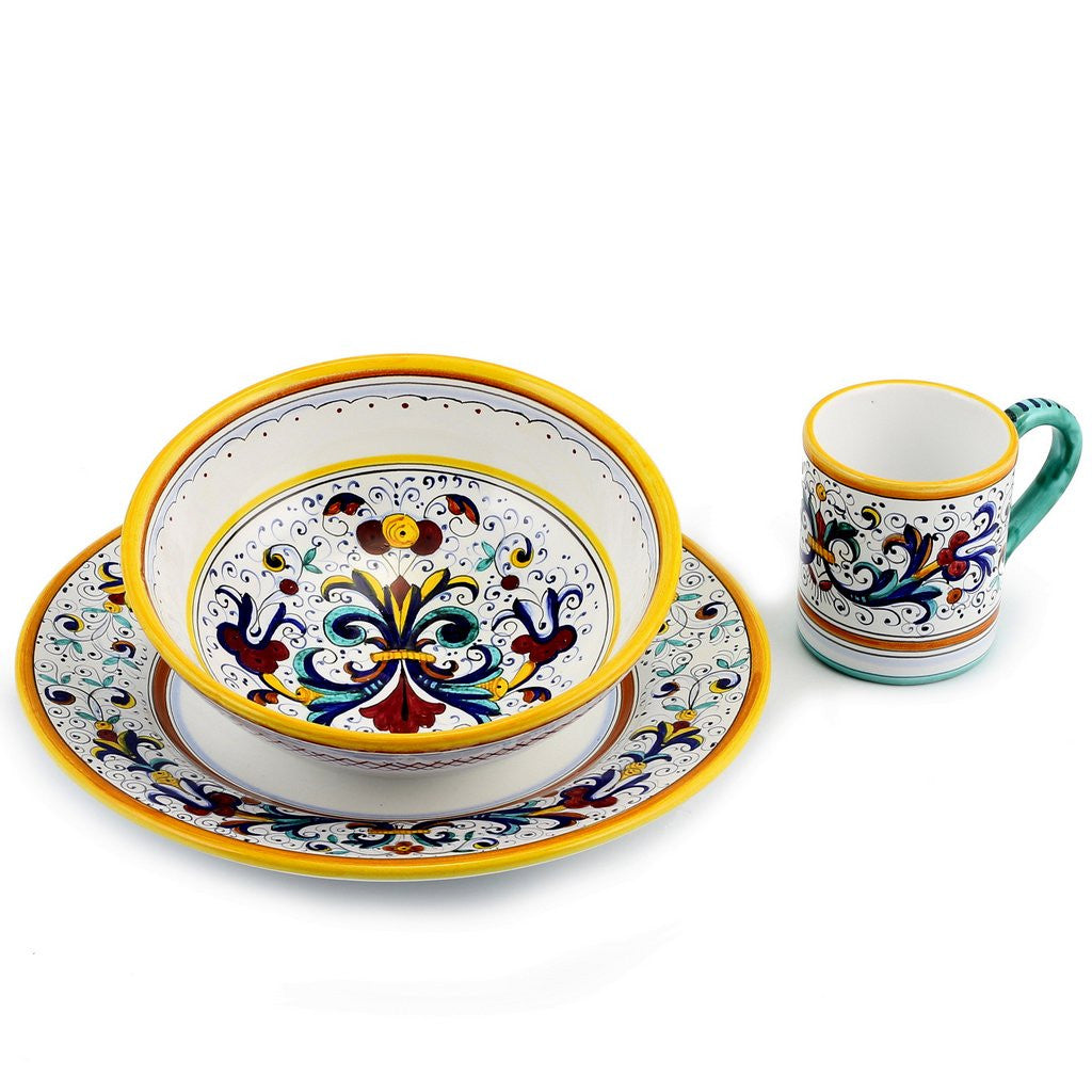 RICCO DERUTA DELUXE: Pre Pack Dinner + Coupe Bowl + Mug