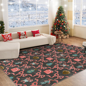 Nuvin Christmas Area Rug