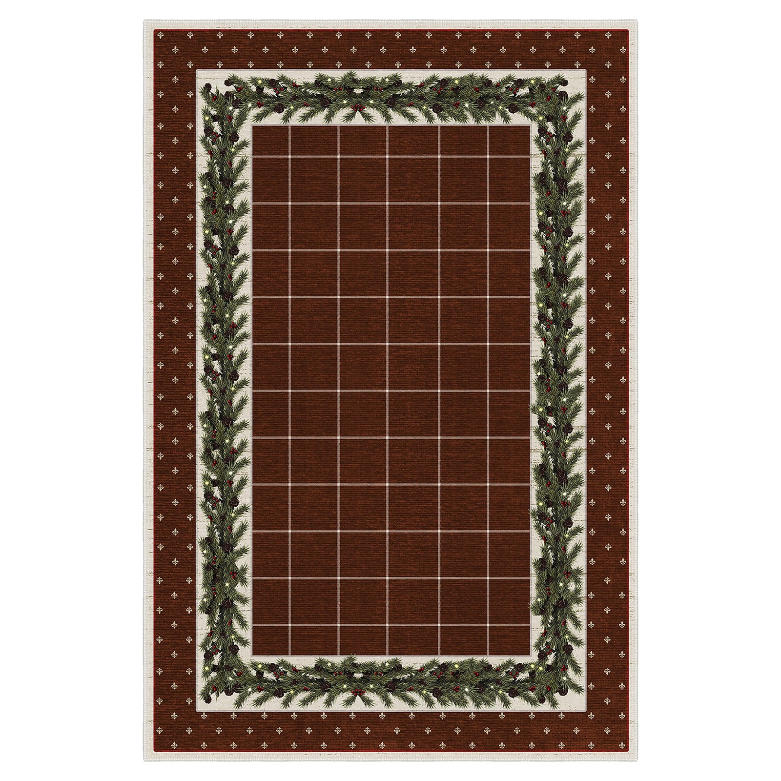 Veynor Christmas Area Rug - 2x3'