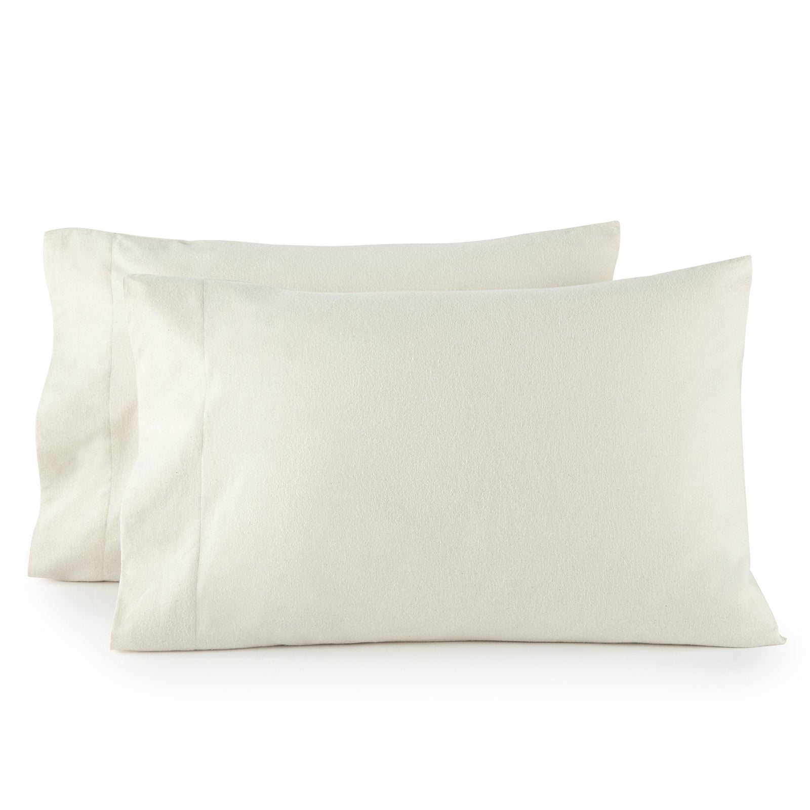 Flannel Pillowcase Set - Natural / Standard