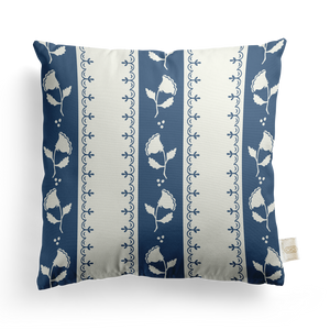 Fretwork Floral Pillow Cover | Featuring Fiesta Colorway