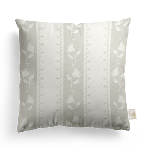 Fretwork Floral Pillow Cover | Featuring Moss Mystique Colorway