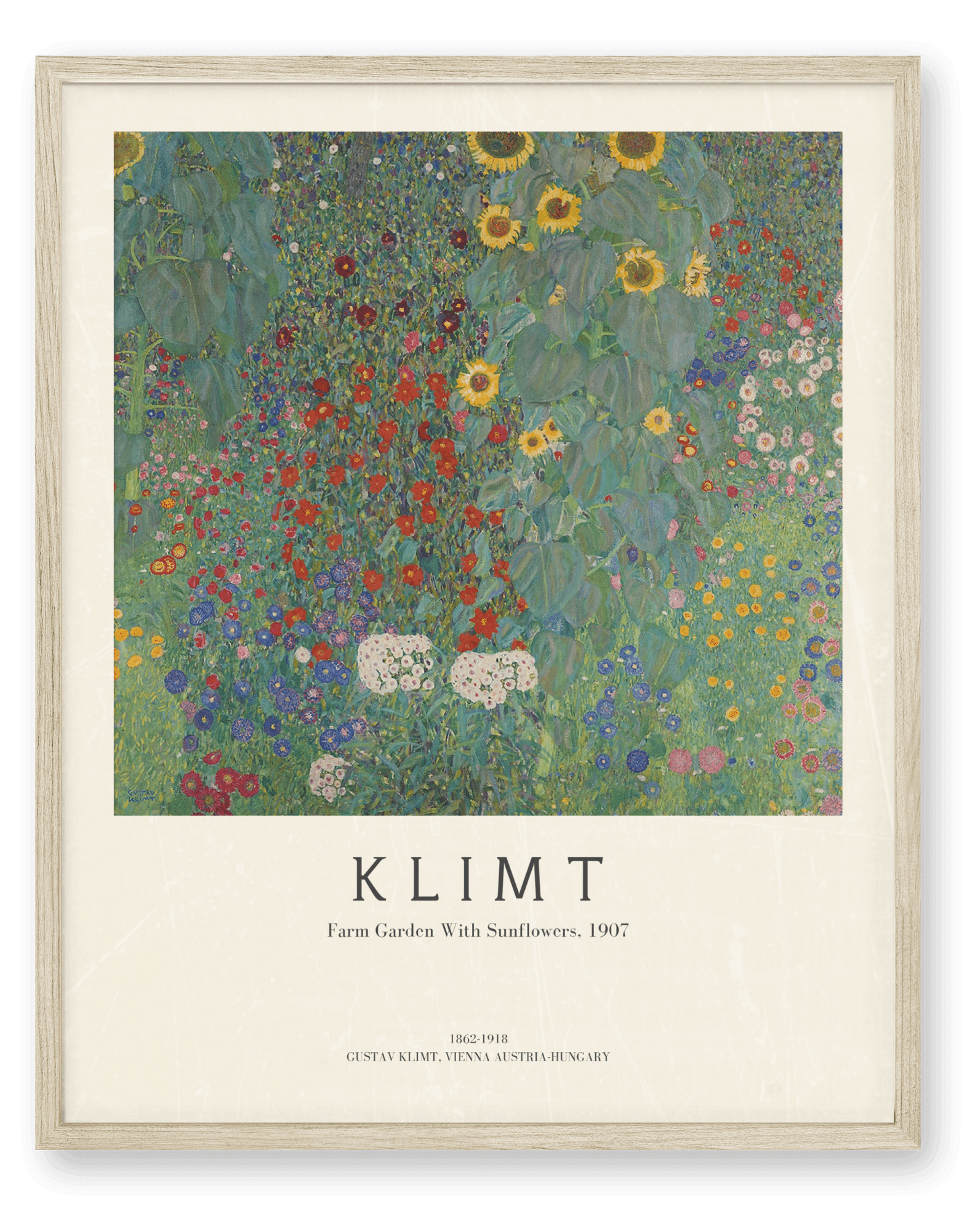 Klimt - Farm Garden With Sunflowers