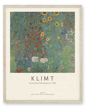 Klimt - Farm Garden With Sunflowers