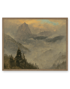 Winter Mountain Range