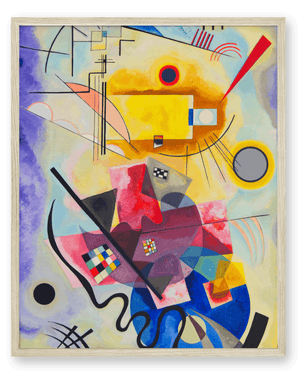 Kandinsky - Yellow - red - blue
