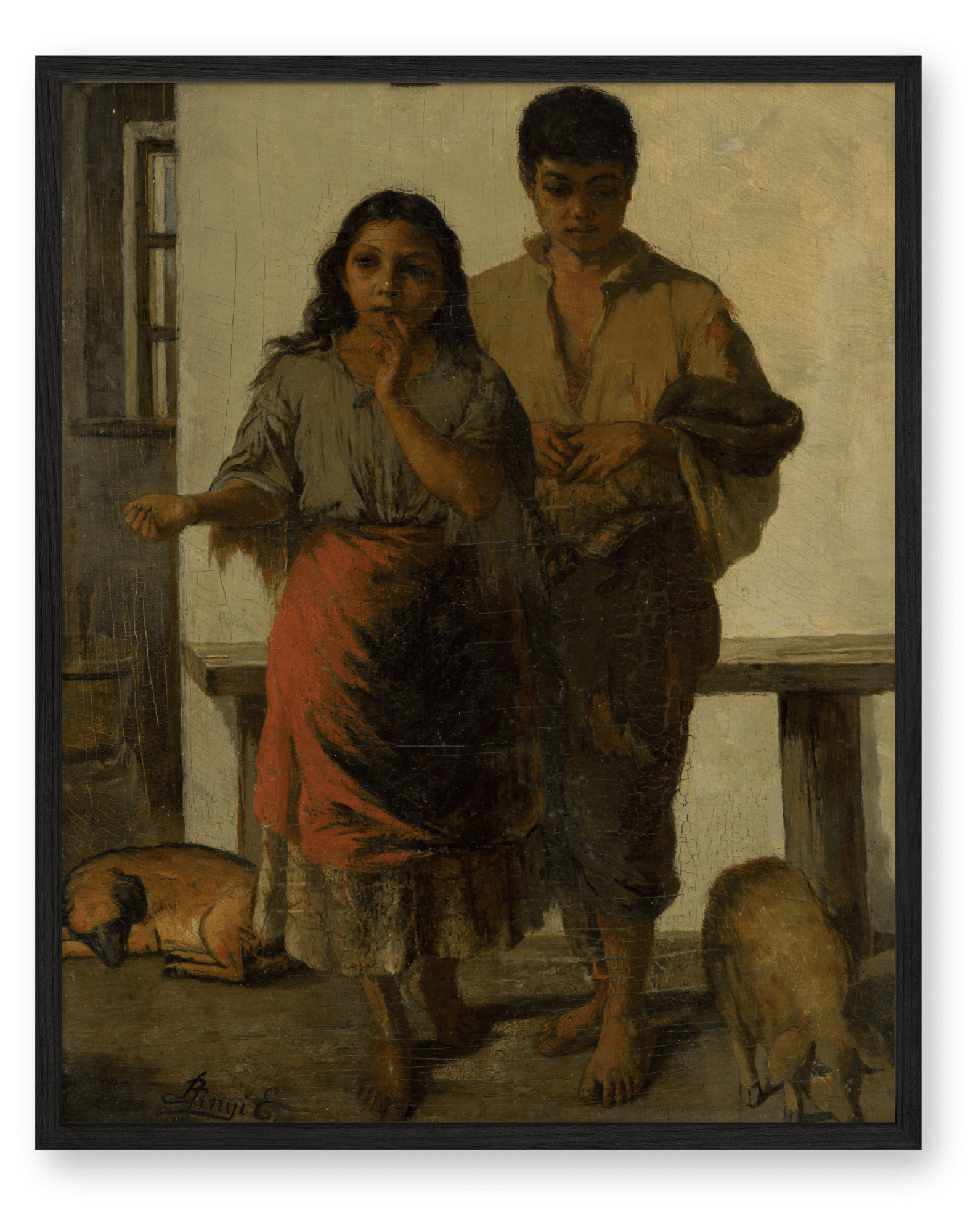 Barefoot Children Portrait