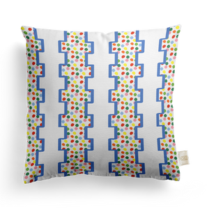 Geometric Leopard Pillow Cover | Featuring Fiesta Colorway