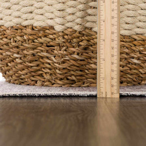 Cream Holi-2301 Washable Runner Rug