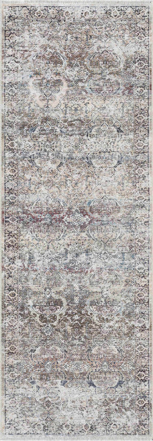 Olive Holi-2304 Washable Runner Rug