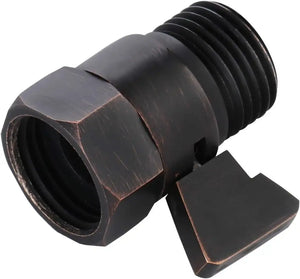 Water Flow Control Valve Brass G1/2 shower Flow Restrictor Adjustable Water Volume for HandHeld Shower Head Shut Off Valve
