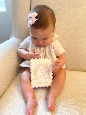 Watercolor Baby Milestone Cards