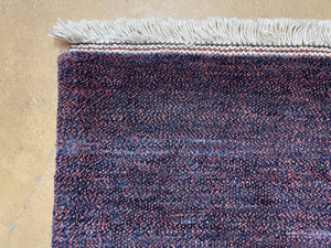 3 X 5 Handmade Rug Zagros Mountain Wool Tribal Rug Lion Purple Green Pictorial