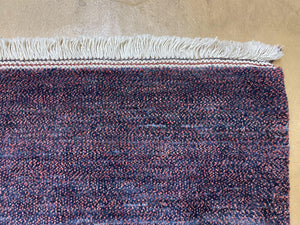 3 X 5 Handmade Rug Zagros Mountain Wool Tribal Rug Lion Purple Green Pictorial