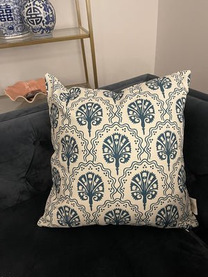 Scallop Floral Pillow Cover | Featuring Moss Mystique Colorway