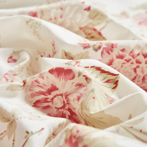 DaDa Bedding Hint of Mint Dainty Cottage Floral Roses Cotton Flat Sheet Only w/ Pillow Case (3036)