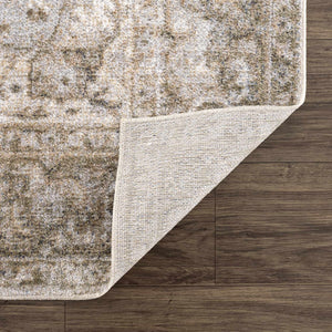 Gael Cream Washable Runner Rug