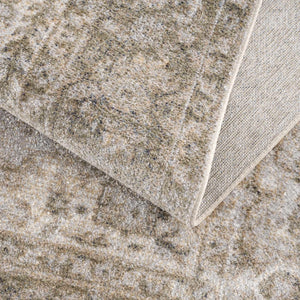 Gael Cream Washable Runner Rug