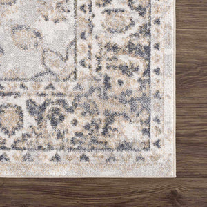 Rudo Beige Washable 7ft Runner Rug