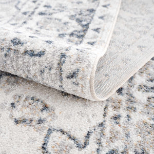 Rudo Cream Washable 7ft Runner Rug