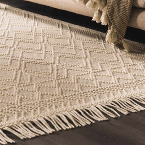 Ramsbury Beige Runner Rug