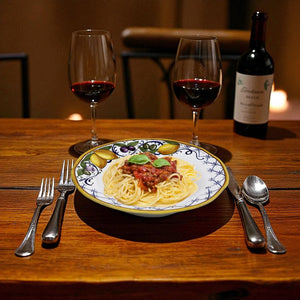 LIMONI POSITANO: Pasta/Soup rimmed plate