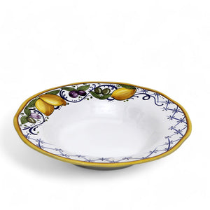 LIMONI POSITANO: Pasta/Soup rimmed plate