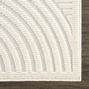 Deron White 7ft Runner Rug