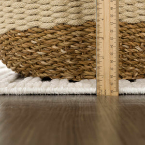 Deron White 7ft Runner Rug