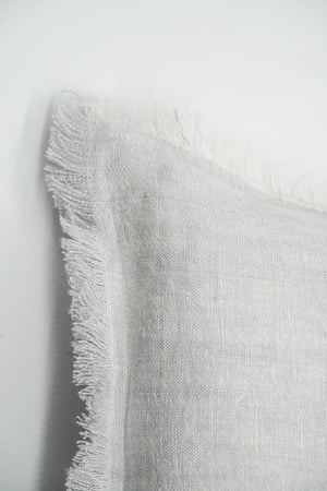 Light Grey So Soft Linen Pillow